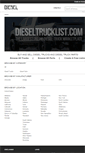 Mobile Screenshot of dieseltrucklist.com